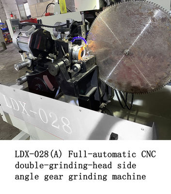 LDX-028A Full Servo CNC Double Grinding Head Side TCT Saw Blade Σιδηροτροφική μηχανή