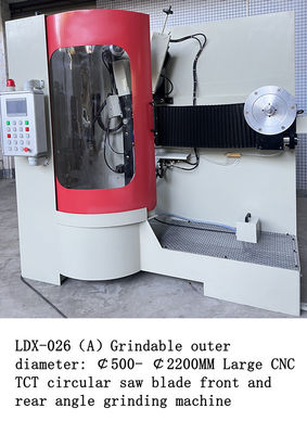 300-1800MM Μεγάλη μηχανή CNC για την τριβή με εμπρόσθια και πίσω γωνία