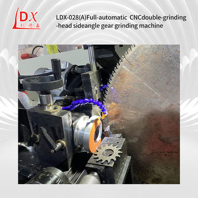 LDX-028A πλήρης CNC TCT πριονιστήρας λεπίδα διπλή κεφαλή άλεσης πλάγια μηχανή άλεσης