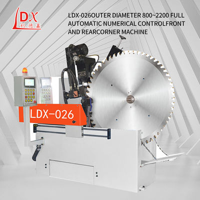 LDX-026 Διάμετρος τριβής 500-2200MM Πλήρης μηχανή CNC κυκλικής πριονιστικής λεπίδας με μπροστινή και πίσω γωνία