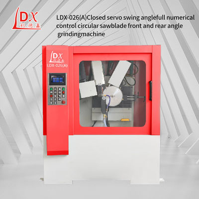 LDX-026A Υπηρεσιακή τροφοδοσία πλήρης CNC κυκλική πριονιστική λεπίδα μπροστινή και πίσω γωνιακή γρανίτα
