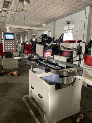 LDX-021 Καρβιδιοειδής ταινία πριονιστήρας λεπίδας servo τροφοδοσίας rake γωνιακή μηχανή γλιστρίωσης εργαλείων