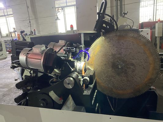 LDX-028A Full Servo CNC κυκλική πριονιστική λεπίδα διπλή κεφαλή άλεσης πλάγια μηχανή οξείας