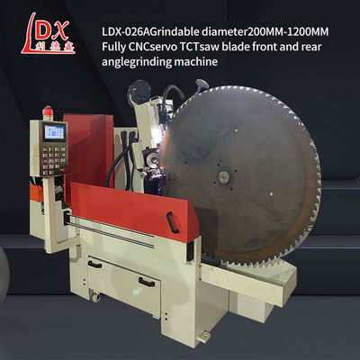 LDX-026A Servo τροφοδοσία πλήρη CNC κυκλική πριονιστική λεπίδα μπροστινή και πίσω γωνία μηχανή οξύνωσης