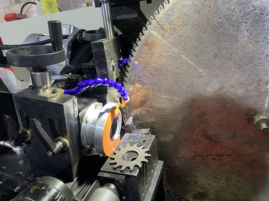 LDX-028A Lidexin CNC κυκλική πριονιστική λεπίδα διπλή κεφαλή τριβής πλάγια τριβή μηχανή