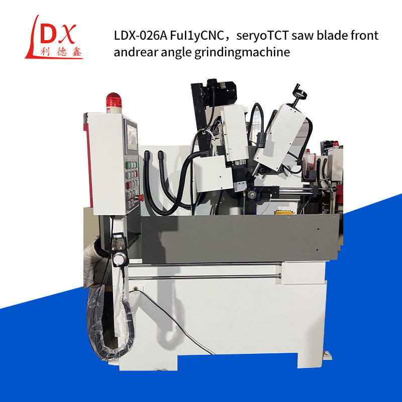 Ανοιχτό πλήρες CNC Servo Alloy κυκλική πριονιστική λεπίδα μπροστινή και πίσω γωνία γραμμωτή LDX-026A