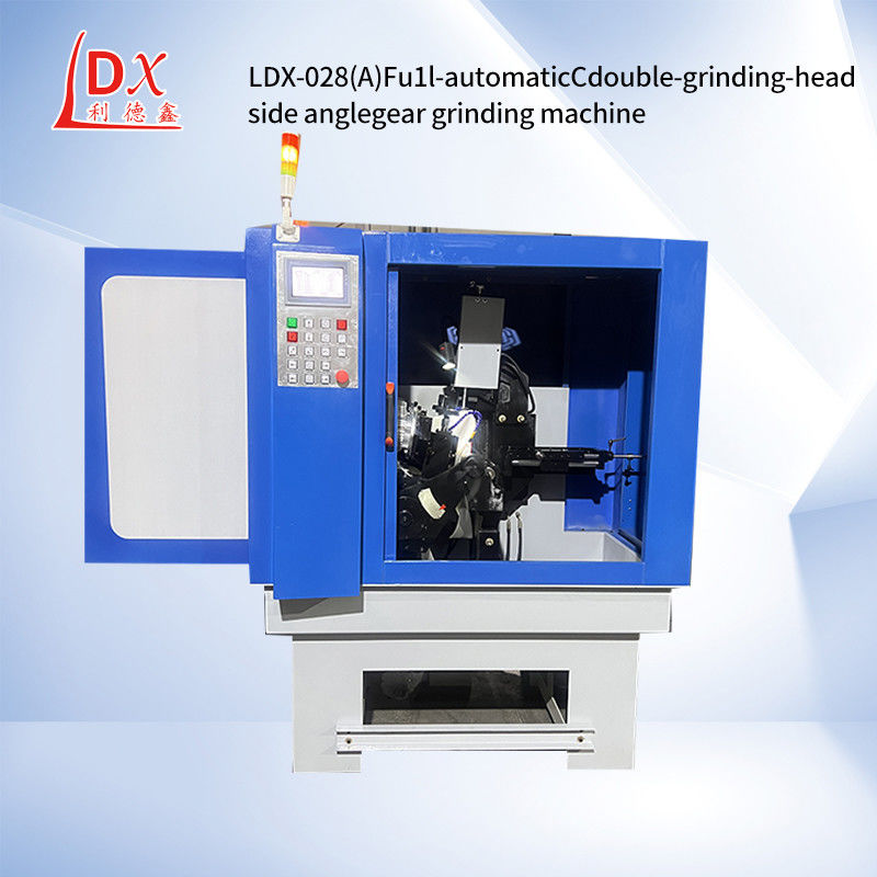 Πλήρη υπηρεσία CNC TCT Saw Blade Διπλή κεφαλή τριβής πλάγια γωνία τριβή μηχανή LDX-028A