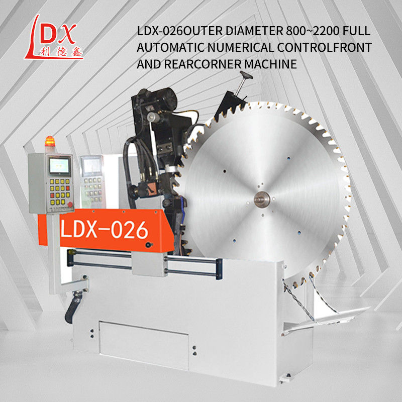 LDX-026 Διάμετρος τριβής 500-2200MM Πλήρης μηχανή CNC κυκλικής πριονιστικής λεπίδας με μπροστινή και πίσω γωνία