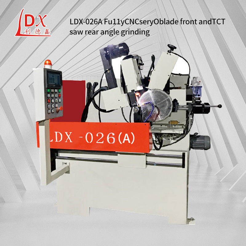 LDX-026A Πλήρης CNC κυκλική πριονιστική λεπίδα Προσωρινή και οπίσθια γωνία κατασκευαστές μηχανής άλεσης