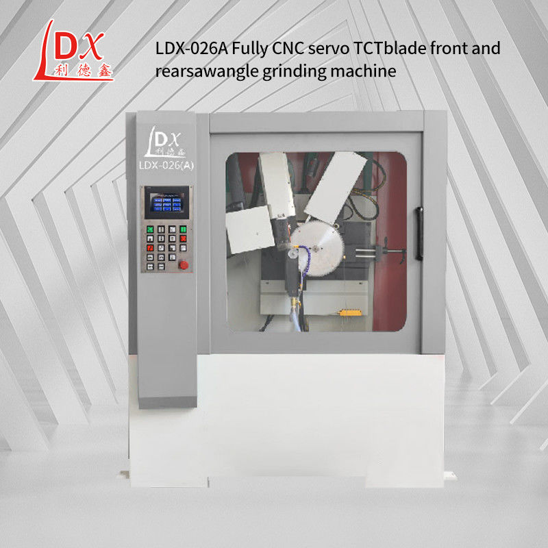 LDX-026A Carbide Saw Blade Servo Front And Rear Angle Grinding Machine Lidexin Επαγγελματική έρευνα και ανάπτυξη