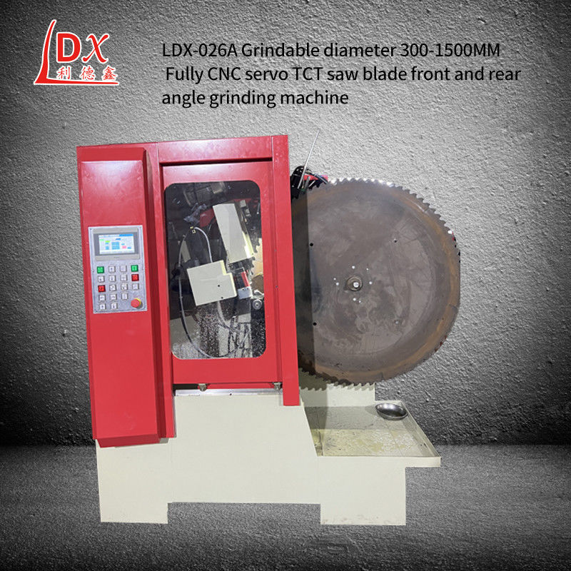 LDX-026A Σερβοτροφή Μεγάλη TCT Saw Blade Προσωπική και οπίσθια γωνιακή γραμμωτική μηχανή