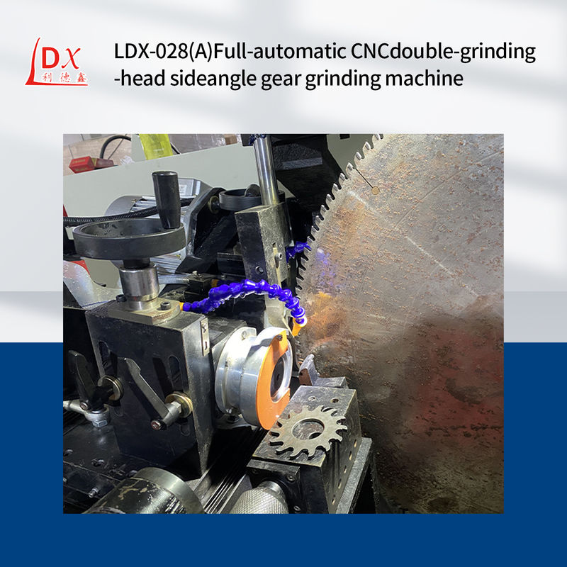 LDX-028A κατασκευαστής άμεσο σερβο-σύνθεση μαχαίρι κυκλική πριονιστική λεπίδα διπλή κεφαλή άλεσης πλάγια μηχανή άλεσης